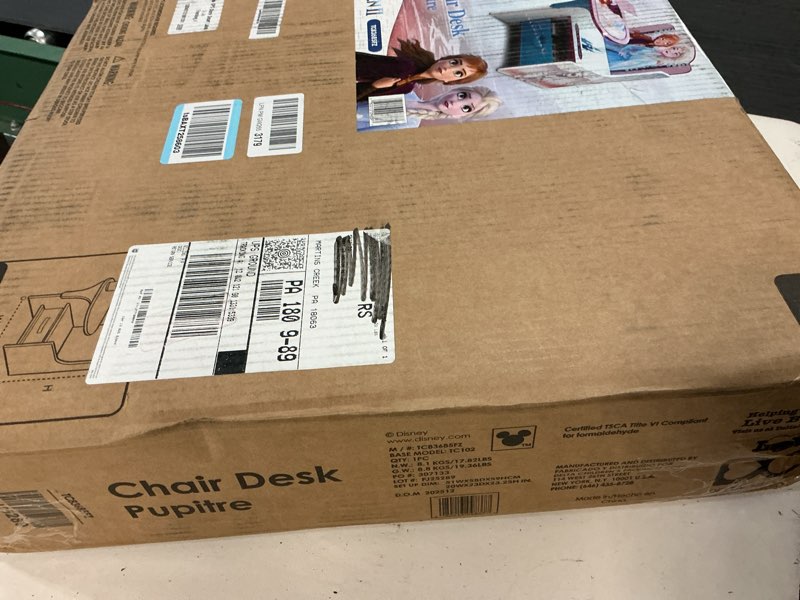 Condition photo showing New/Like New for delta children chair desk with storage bin, disney frozen ii
