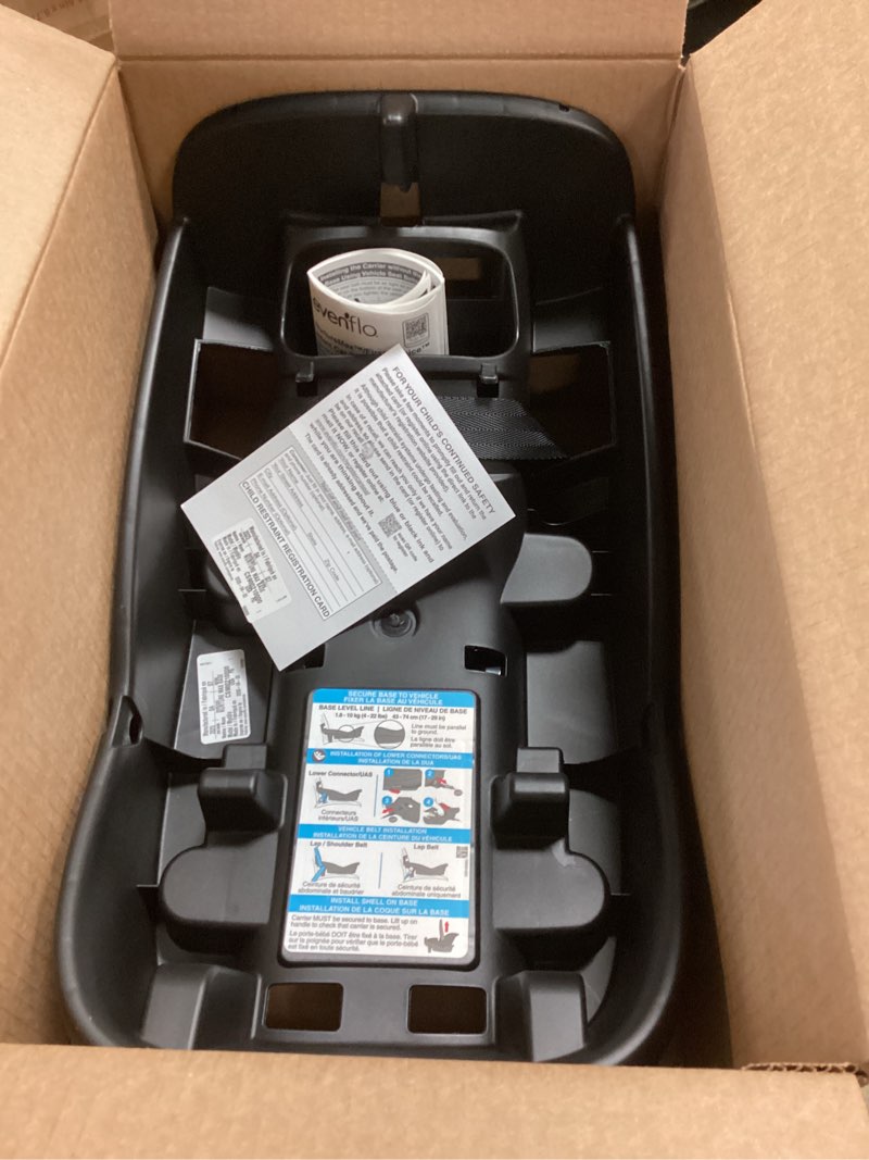 Condition photo showing New/Like New for evenflo nurturemax infant car seat base