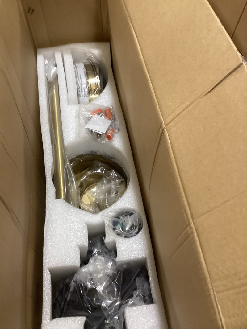 Condition photo showing Good Condition for 56 inch modern smart ceiling fan with light, black gold outdoor ceiling fans for patios with alexa/google/app and remote control, 3 blade dc high cfm for indoor bedroom/living room/kitchen ceiling fan