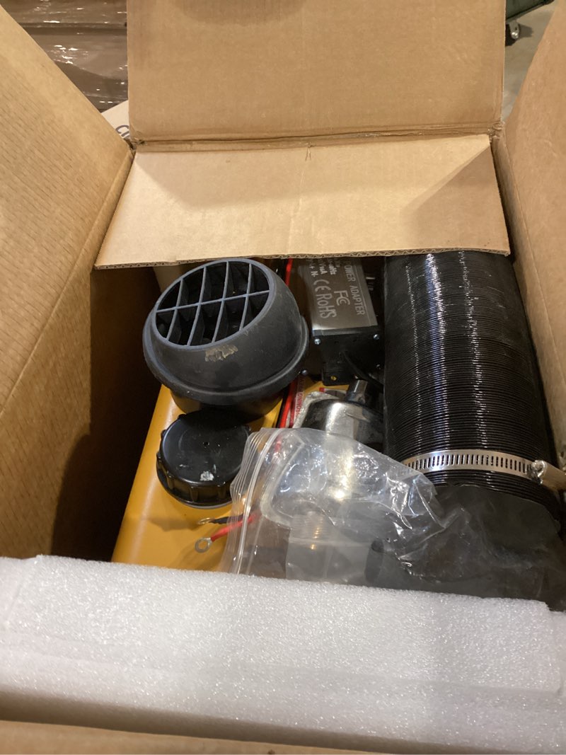 Condition photo showing Good Condition for 12000w diesel heater - 12v/24v dc & 110v ac all-in-one portable parking air heater - fast heating for rv, trailer, van, truck, boat, garage, tent - low noise diesel space heater fr12000w