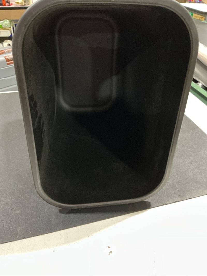 Condition photo showing Good Condition for rubbermaid commercial standard series wastebasket, 15" x 14.1" x 10.3", black