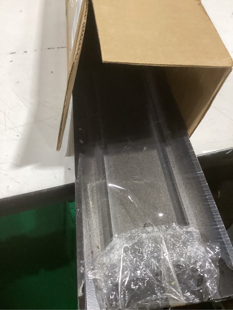 Condition photo showing Good Condition for m-d building products 68346 aluminum commercial flat-profile threshold: durable and sleek entryway access solution draft protection (5 in. x 1/2 in. x 36 in.) (bronze) bronze 5 in x 1/2 in x 36 in