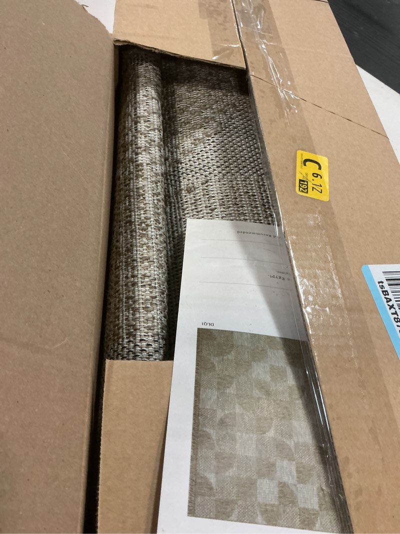 Condition photo showing Good Condition for loloi dawn collection indoor/outdoor daw-08 beige 2'-3" x 7'-7" runner rug beige 2'3" x 7'7" (rectangular)