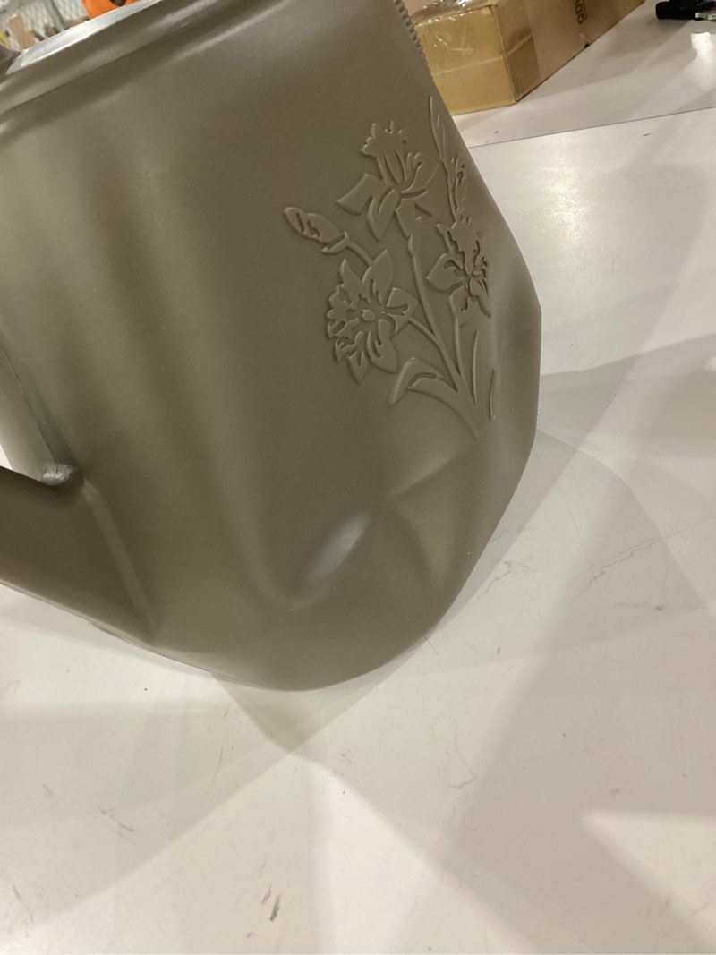 Condition photo showing Good Condition for fasmov 1-gallon plastic watering can with comfortable handle, garden watering cans long spout for indoor outdoor watering plants, gray