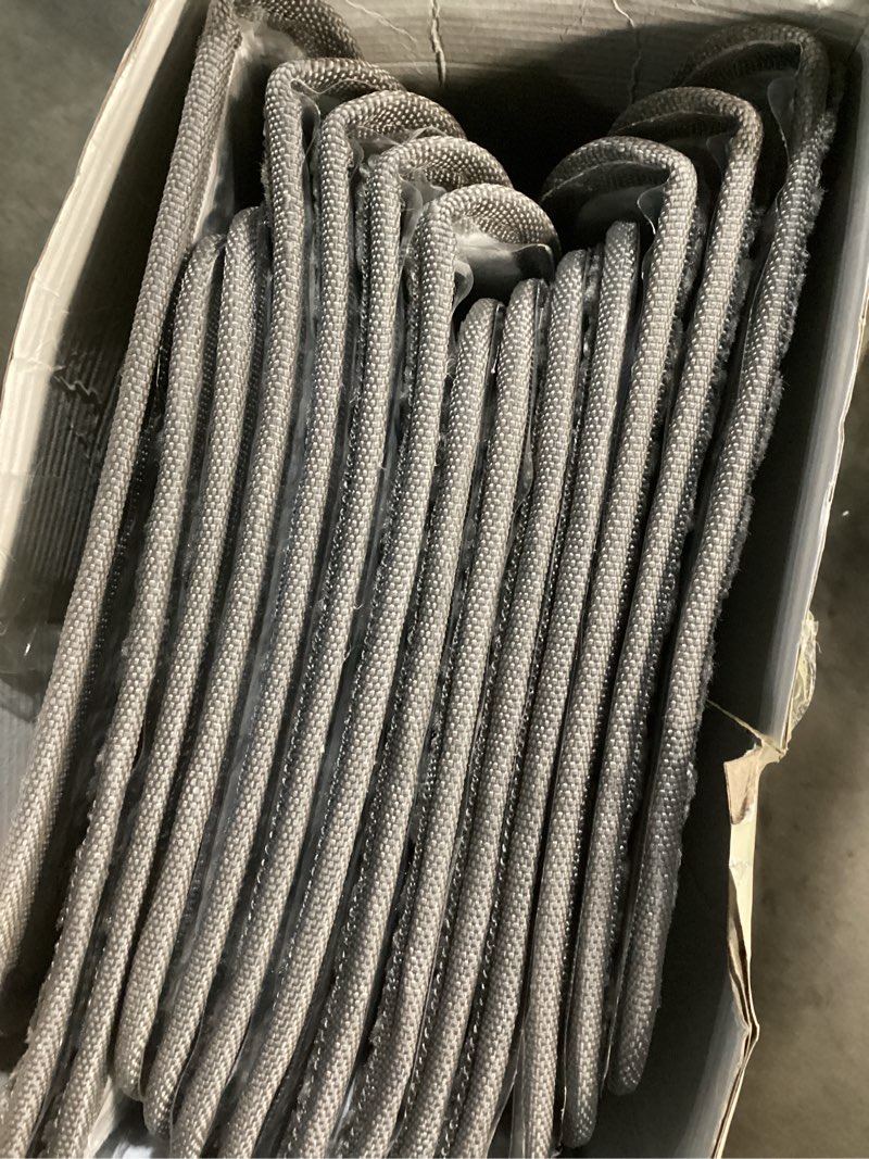 Condition photo showing Good Condition for MBIGM Bullnose Non-Slip Stair Treads w/Reusable Adhesive 14 Pack 9.5" x 30" Wooden Steps Protection - TPU Backing with Steel Reinforcement - Anti-Slip Solution Basketweave Dark Gray 9.5" x 30" Dark Gray - Basketweave 14