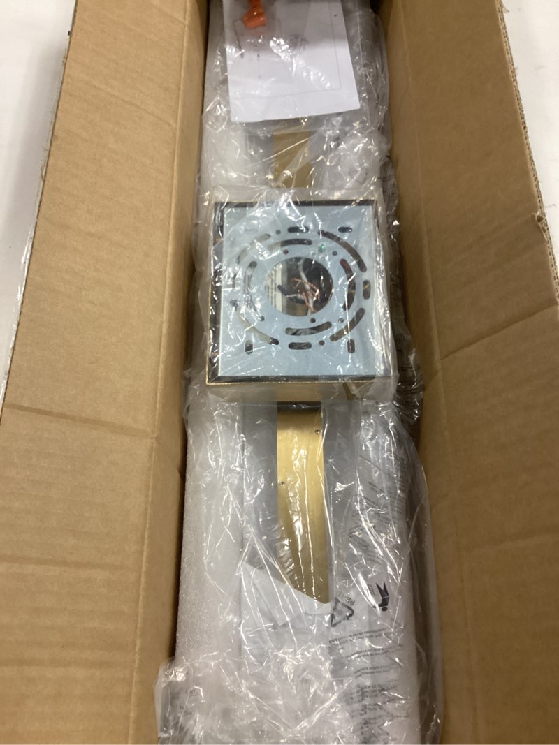 Condition photo showing New/Like New for Modern Bathroom Vanity Light: Brushed Gold 27 inch 28W Dimmable LED Bath Bar Light Fixtures Over Mirror - Wall Sconce Picture Lights for Paintings Cabinets Bedroom 3000k Gold 27inch