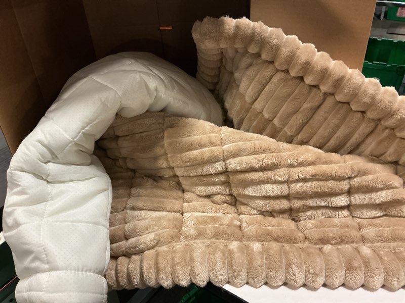 Condition photo showing As Is for OTOB Couch Cover for Dogs Washable, Non Slip Funny Pet Couch Covers Sofa Slipcovers Cushion Mat, Plush Soft Cozy Pet Friendly Furniture Protector, All Seasons (Coffee, 23.6" x 47.2") 23.6" x 47.2" Coffee