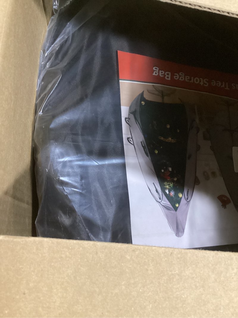 Condition photo showing Good Condition for Upright Christmas Tree Storage Bag 7.5 Ft, Artificial Christmas Tree Storage Bag 6.5ft, Christmas Tree Cover for Upright Storage Fit 6 Ft / 6.5 Ft / 7 Ft / 7.5 Gray