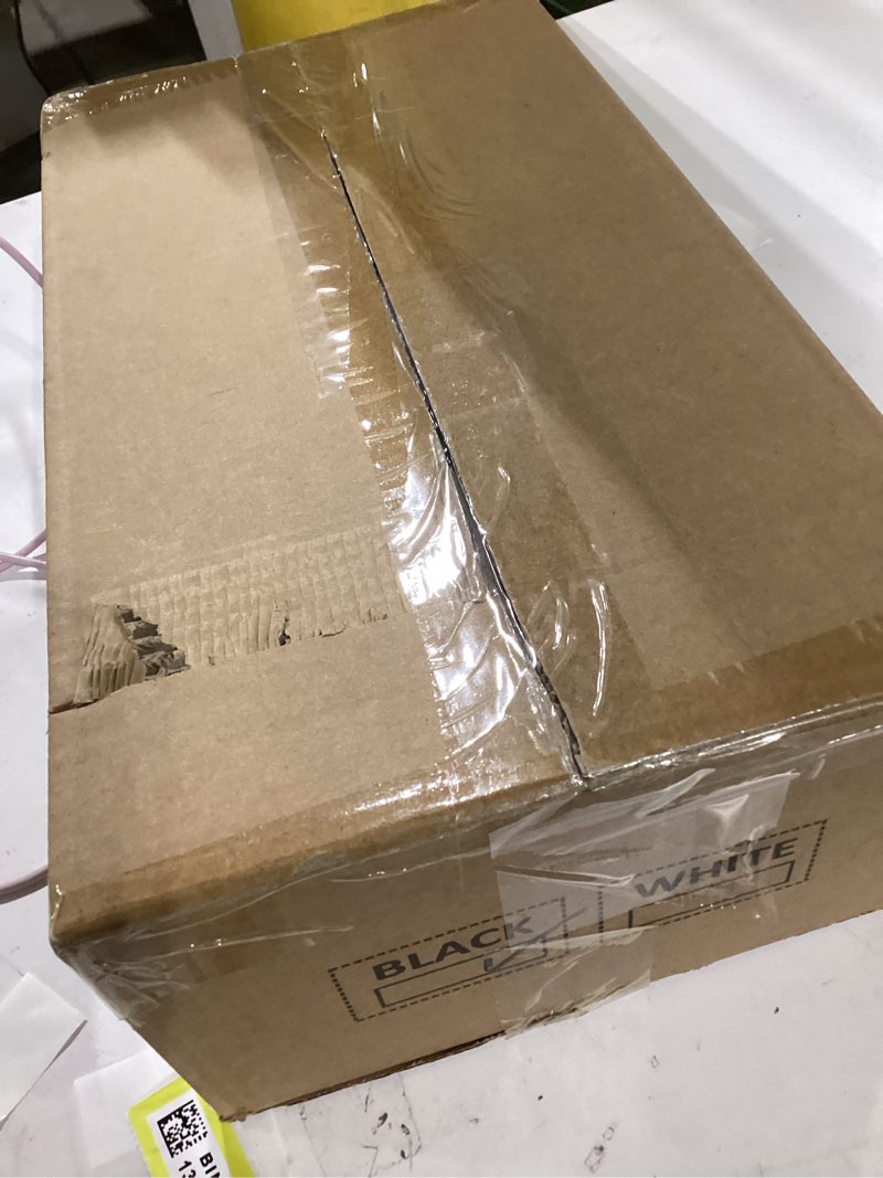 Condition photo showing New/Like New for Buzowruil Rolling Storage Cart 5 Tier Organizer Mobile Shelving Unit Storage Rolling Utility Cart with Wheels for Kitchen Bathroom Laundry,Black 5 Tier Black