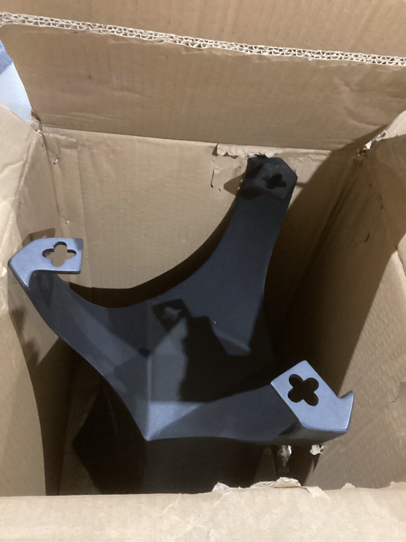 Condition photo showing Good Condition for Flowyline 16" H 106S Namu Handcrafted Black Metal Table Legs and Bases for Coffee Tables | Steel Desk Legs | Rust-Resistant, Adjustable Furniture Legs for Bench DIY Mid-Century Modern Indoor/Outdoor Coffee Table Base 11.2" L x 10" W x 16.1" H