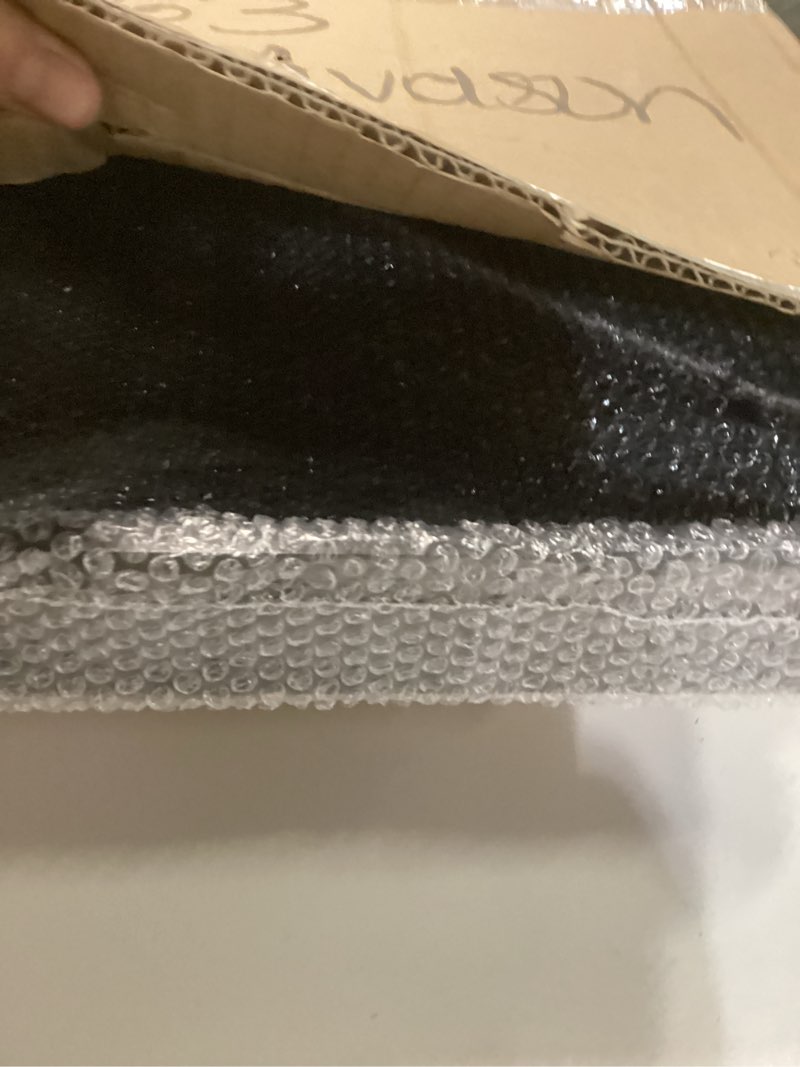 Condition photo showing Good Condition for Hanobe Ottoman Tray for Living Room: Modern Extra Large Black Serving Decorative Trays with Cutout Handles for Coffee Table Home Decor, 20"