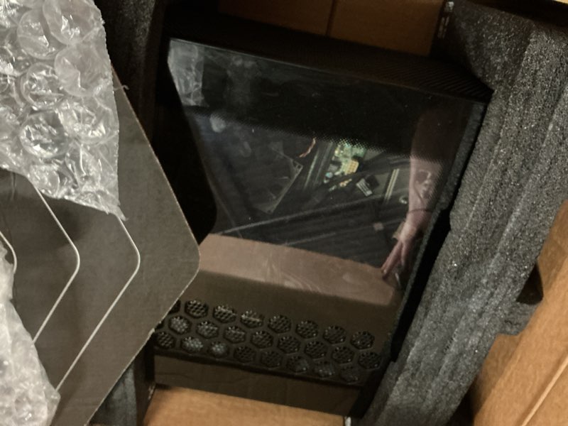 Condition photo showing As Is for Alienware Aurora Gaming Desktop ACT1250 - Intel Core Ultra 9 285 Processor, Liquid Cooled, NVIDIA GeForce RTX 5080, 32GB DDR5 RAM, 1TB SSD, 1000W Platinum Rated PSU, Win 11 Home - Clear Panel