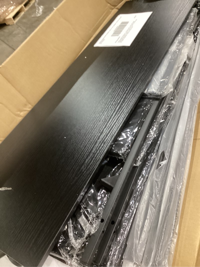 Condition photo showing Good Condition for olixis dresser for bedroom, 7 storage drawers, wide fabric closet chests organizer tower furniture, tv stand with wooden top metal frame for clothes, living room, hallway, entryway, black black 11.8"d x 39.4"w x 30"h (7 drawers)