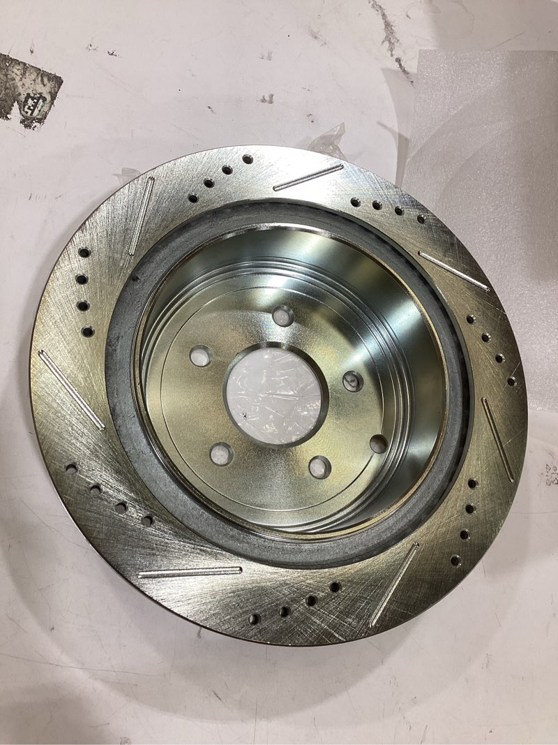 Condition photo showing Good Condition for a-premium 13.23 inch (336 mm) rear drilled and slotted disc brake rotors