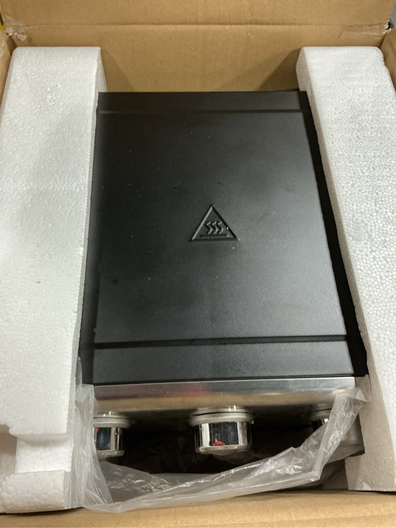 Condition photo showing Good Condition for elite gourmet eaf0852ss 8.5qt. capacity air fryer oven, air fry, broil, toast, bake & broil with convection, time and temperature controls, 800-watts, includes 25 delicious recipes, stainless steel