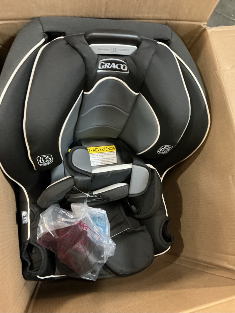 Condition photo showing New/Like New for Graco Extend2Fit Convertible Baby Car Seat, Rear and Forward Facing, Adjustable Extension Panel for Extra Legroom, Gotham 2-in-1 Gotham 2.0