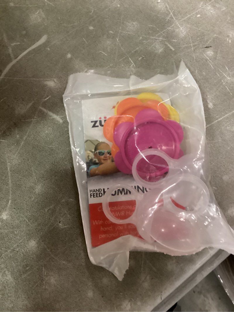 Condition photo showing New/Like New for (3-Pack) - ZUMMR Hummingbird Ring Feeder (Red  Green and Blue)