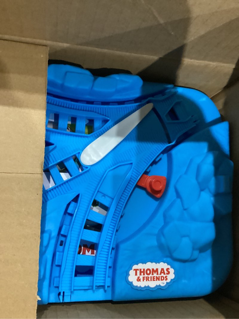 Condition photo showing As Is for ?Thomas & Friends Toy Train Tracks Set, Connect & Build Bucket, 34-Piece Expansion Pack for Diecast & Motorized Trains, Kids Ages 3+ Years Track Bucket