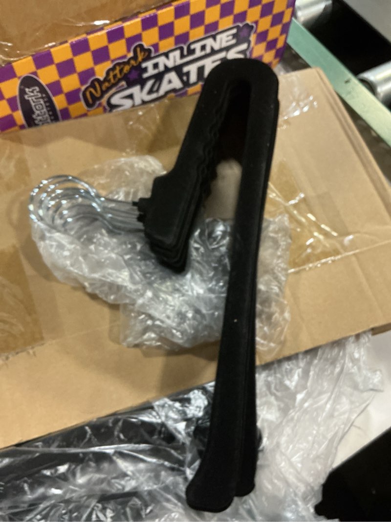 Condition photo showing Good Condition for Velvet Pants Hangers - 16 Pack Black Non Slip Open Ended Hanger with 360 Swivel Hook - Closet Space Saving Hanger for Heavy Pants, Jeans, Trousers, Scarf 16 Black