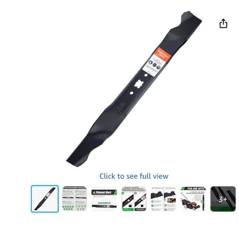 craftsman 21 in. 3-in-1 mower blade for walk-behind mowers 1 pk