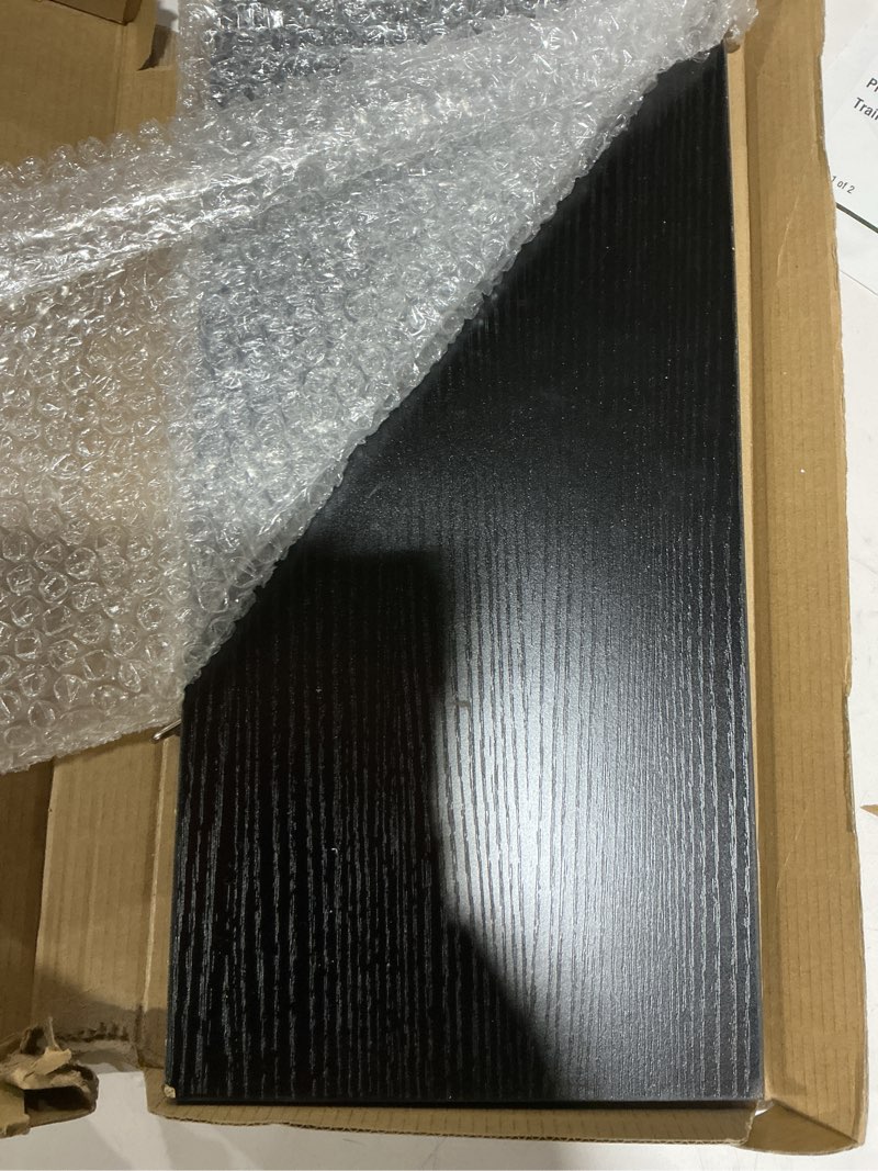 Condition photo showing Good Condition for Projector Shelf for Wall No Drilling, 12" x 8" Floating Shelf Wall Mount for Projector, Xbox, PS5, DVD Player No Drilling (Black) Black 12" x 8"