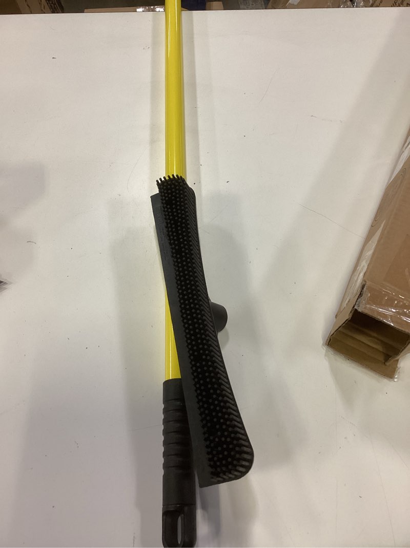 Condition photo showing Good Condition for furemover original pet hair rubber broom with squeegee, with 58" telescopic handle for carpet, tile and hardwood furemover original broom
