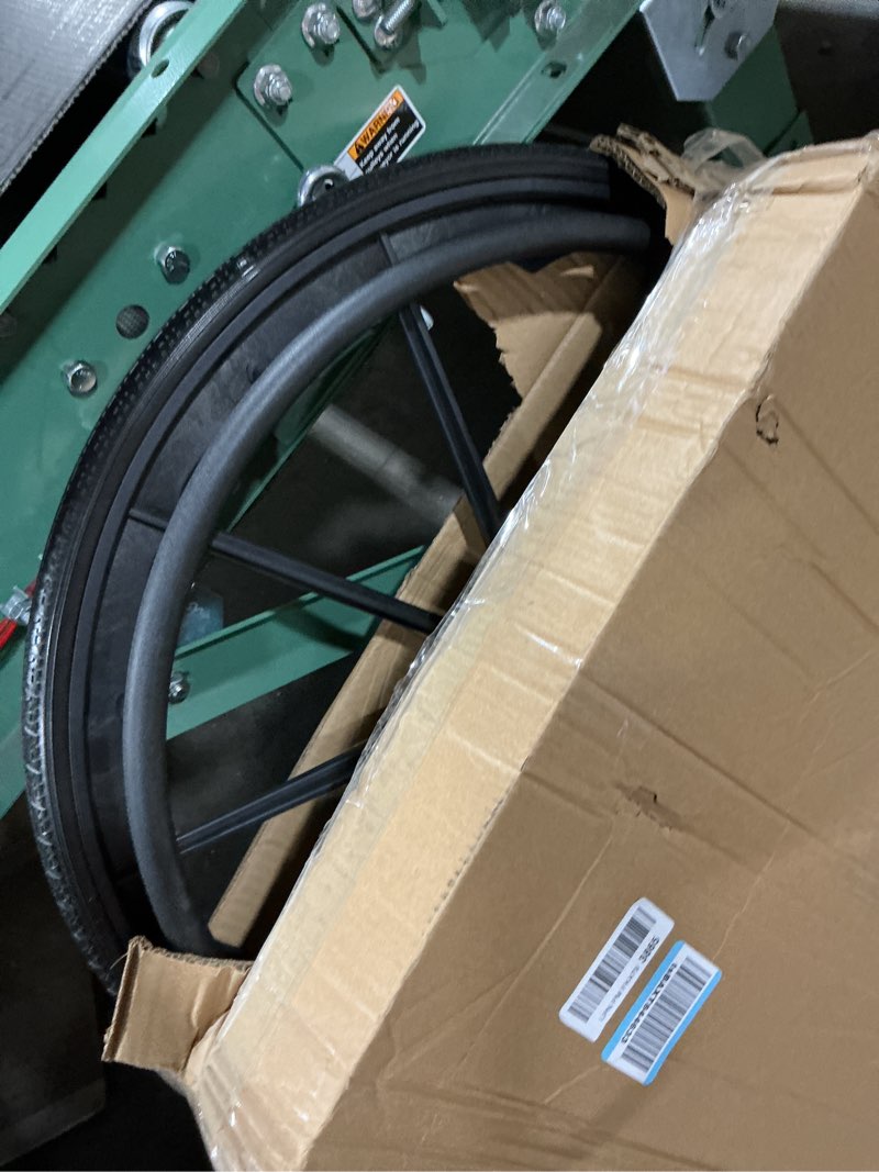 Condition photo showing Good Condition for (1PR,Black) Wheelchair rear wheel replacement 24x1"wheel,Rear Wheel Assembly for 16-18-20 Inch Wheelchairs, Replacement parts (24 * 13/8(2count)) 24*13/8(2count)