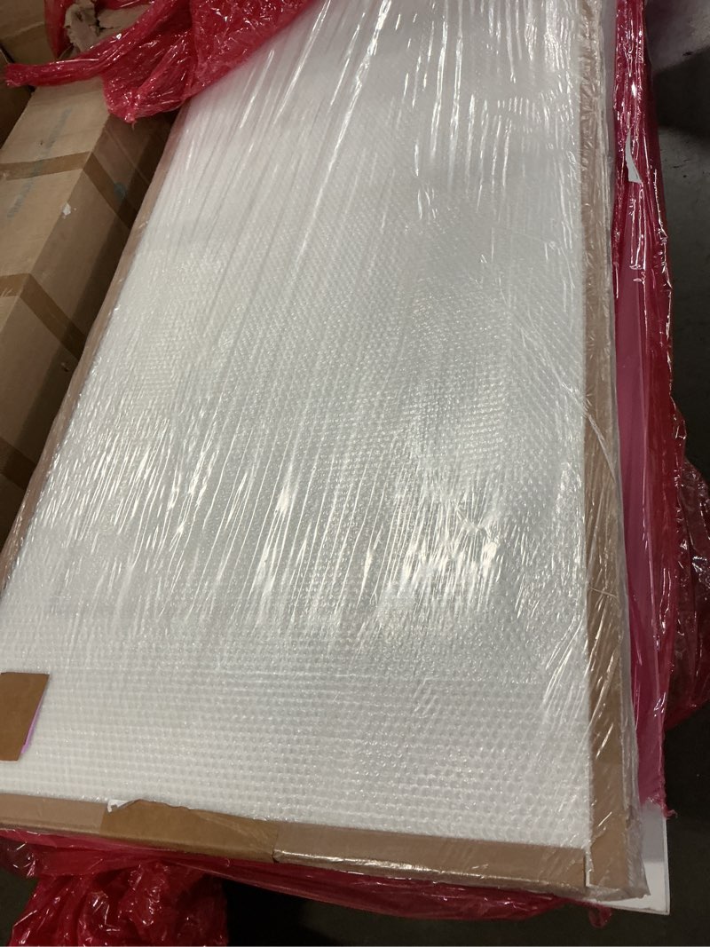 Condition photo showing Good Condition for barnsmith 30x80 in 1-panel white primed molded door slab, shaker style paintable hollow core interior door panel, for pocket, swing, sliding door, durable and lightweight, no assembly required 30" x 80"