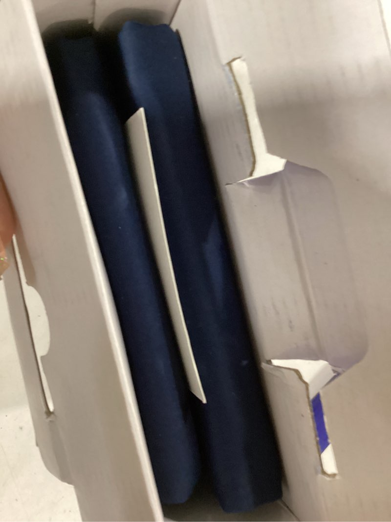 Condition photo showing Good Condition for thread spread 100% egyptian cotton pillow cases queen size set of 2 - luxury 1000 series paradise collection queen pillow cases (navy blue), soft cooling sateen hotel egyptian cotton pillowcases navy blue standard / queen pillowcases