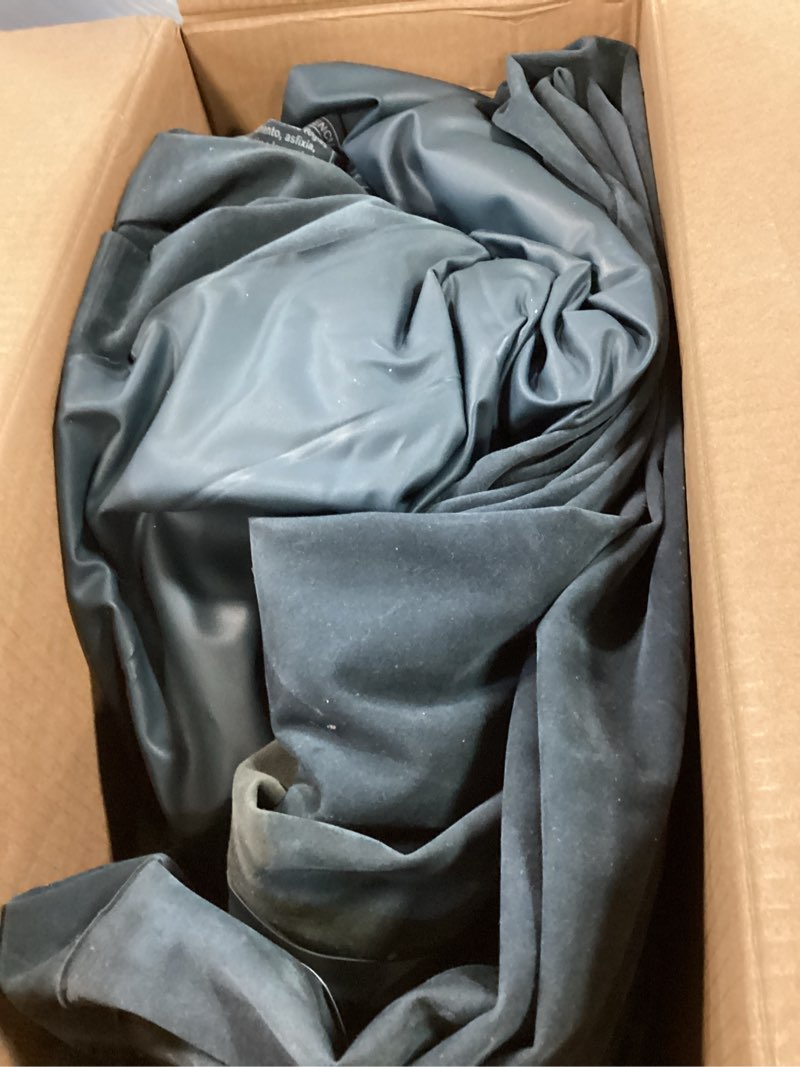 Condition photo showing As Is for intex 24" dream lux pillow top dura-beam airbed mattress with internal pump - full
