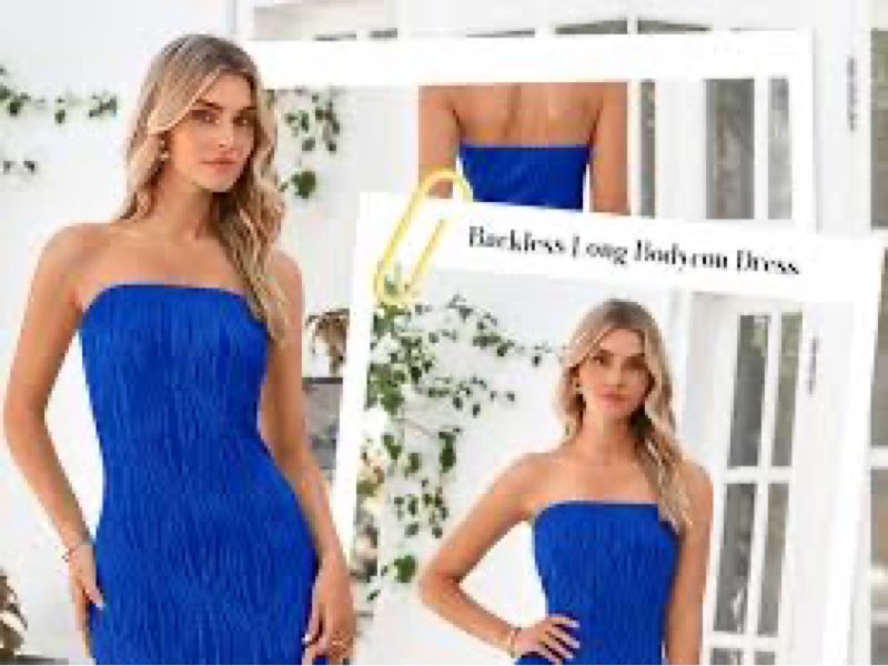 PRETTYGARDEN Womens 2025 Spring Maxi Dress Textured Bodycon Tube Off Shoulder Strapless Back Slit Lo