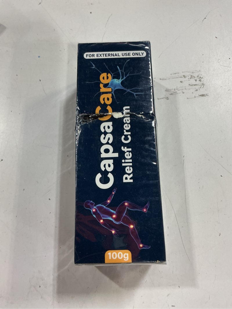 Condition photo showing New/Like New for ((Exp/10/25/2028))Capsa Neuropathy Relief Cream | Targeted Nerve Support with Capsaicin & Arnica | Fast-Absorbing Formula for Hands, Feet, Joints & Waist | 100g (2)