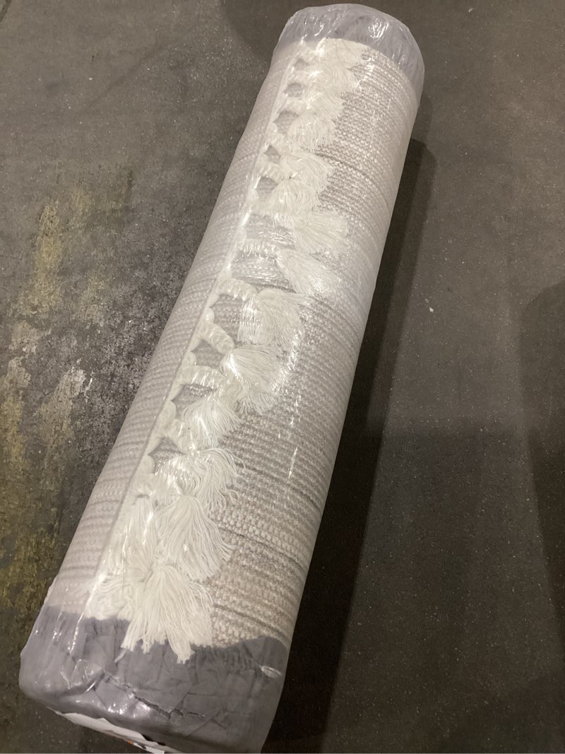 NuLoom Belleza ivory rug 2’6”x12’