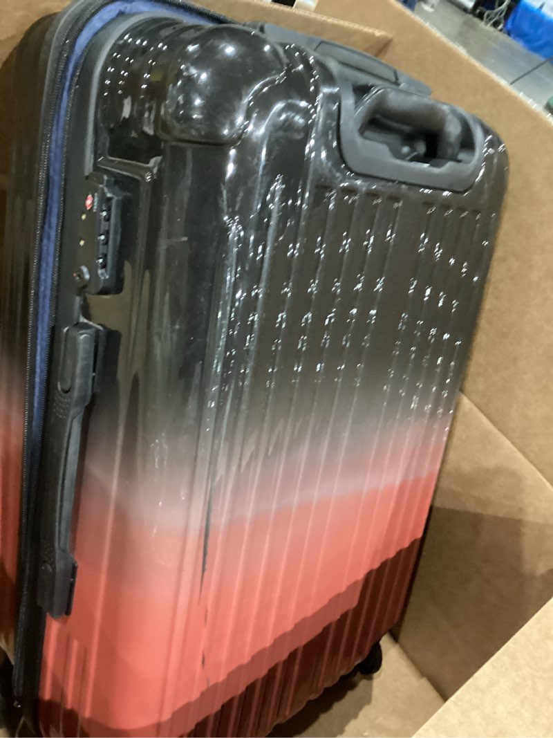 Checked Luggage, 24 Inch Hardside Suitcase, Lightweight Hardshell with TSA Lock, Large Suitcase with Spinner Wheels