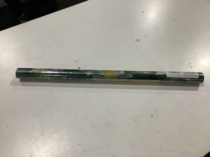 Condition photo showing New/Like New for stained glass window film, rainbow privacy, one way decorative tint, static cling, renter friendly for home bathroom door rainbow lemon tree 23.5*78.5