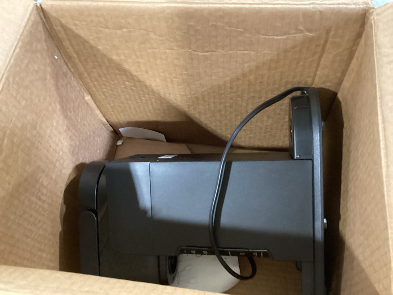 Condition photo showing As Is for keurig k-express single serve k-cup pod coffee maker, 3 brew sizes, strong button feature, 42oz removable reservoir, black