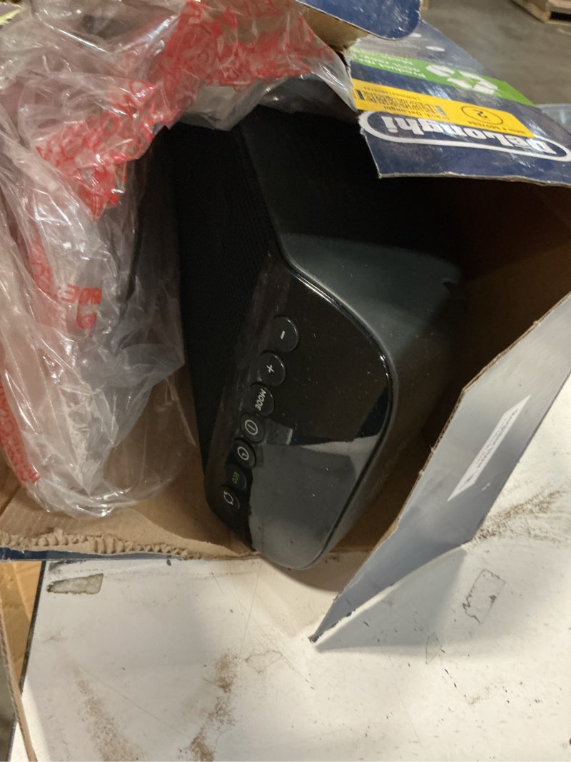 Condition photo showing As Is for 500+ bought last week DeLonghi 1500 -Watt Ceramic Tower Indoor Electric Space Heater with Thermostat with
