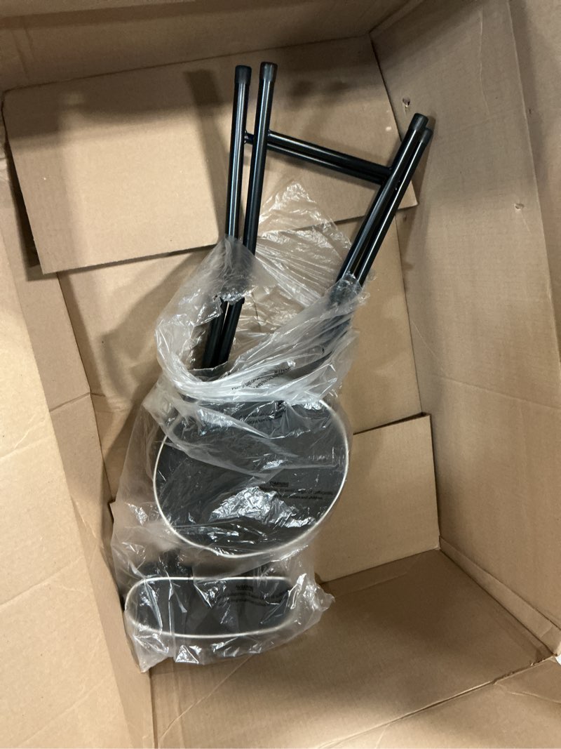 Condition photo showing As Is for wee's beyond cushioned padded folding stool