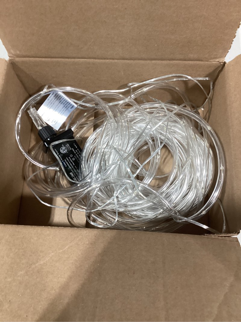 Condition photo showing Good Condition for 50ft LED Rope Lights Outdoor, String Lights with Remote, 8 Modes IP68Waterproof Timer Fairys Lights for Indoor Bedroom House Party Decorations (Multicolor) 50 FT Multicolor