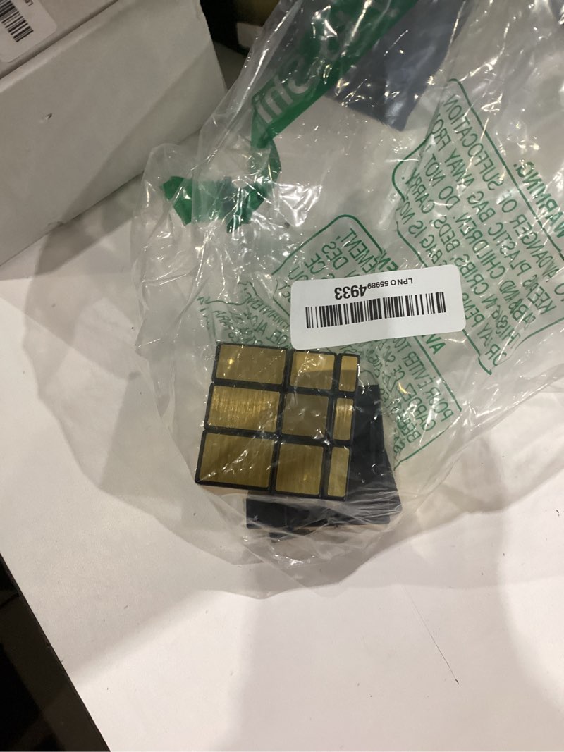 Condition photo showing New/Like New for d-fantix shengshou mirror cube 3x3 speed cube gold mirror blocks cube 3x3x3 different shapes puzzle cube toys for kids adult