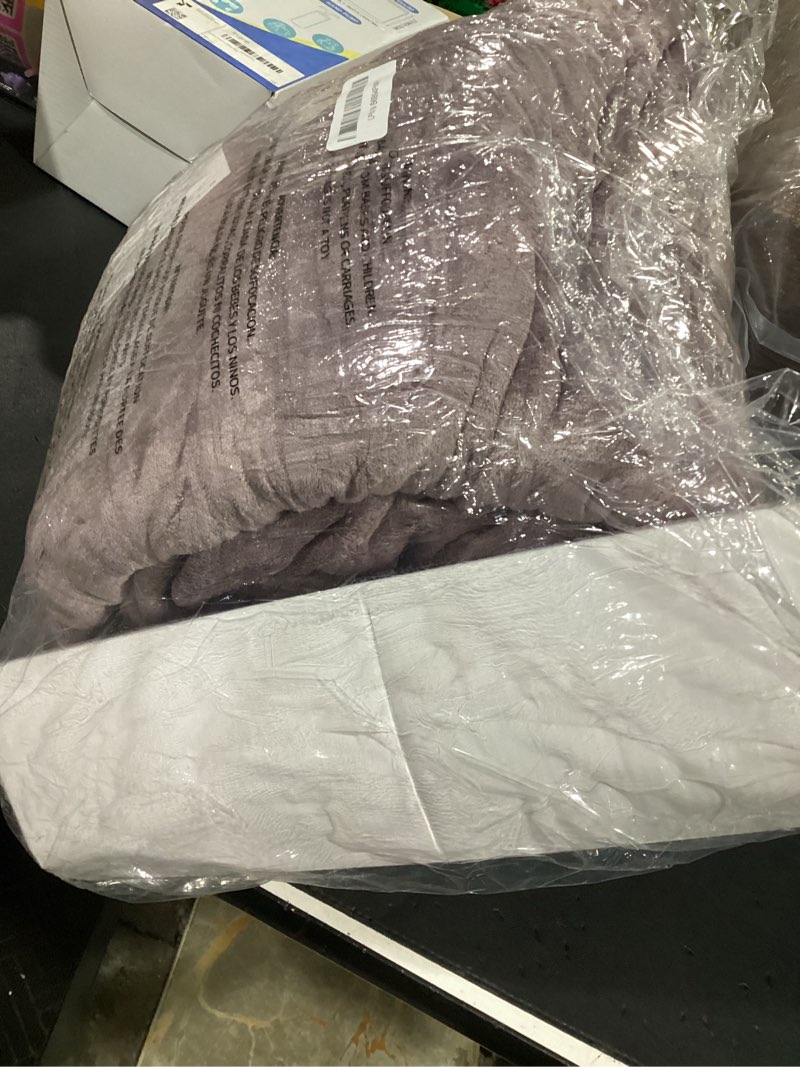 Condition photo showing Good Condition for electric heated blanket queen size - 84"x90", soft flannel heating blanket, 10 heating levels, 1-12 h auto shut off, dual controllers, breathable warm and washable for bed, purple 04-purple 84"x90"(queen size)