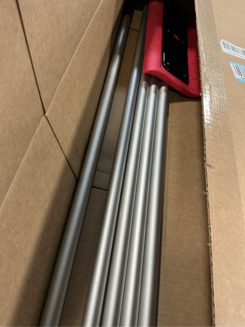 Condition photo showing As Is for Never-Scratch SnowBuster | 19-Foot Snow Roof Rake(Up to 25Ft Standing Reach) | Heavy-Duty Aluminum?EVA Soft Foam Pad Snow Removal Tool?S-Shaped Push/Pull Design for House Roofs, Solar Panels