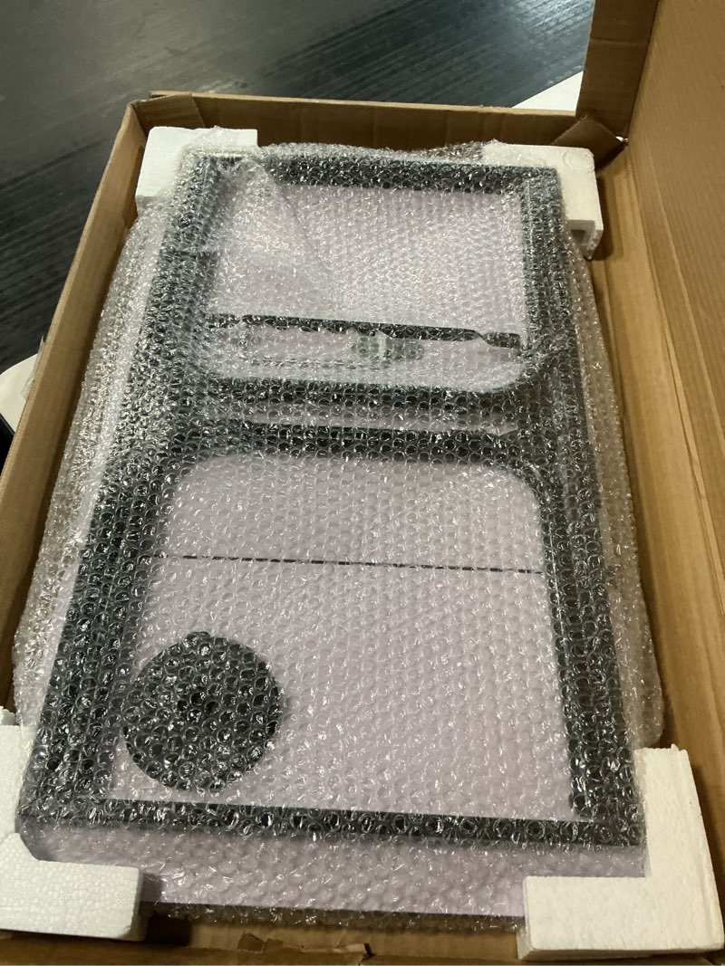 Condition photo showing Good Condition for Lap Desk for Couch/Sofa/Floor, 5-Angle Adjustable Bed Desk with Foldable Legs &Cup Holder, Light Weight Bed Tray Table for Writing/Eating/Reading, Portable Laptop Stand for Adults, Kids Black