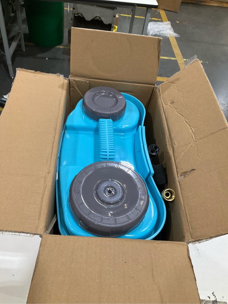 Condition photo showing Good Condition for 4.2 gallon battery powered backpack sprayer for makita 18v battery(not included), auto mixing, 100psi electric adjustable sprayer with telescopic wand, 7 spray nozzles for garden weed yard lawn