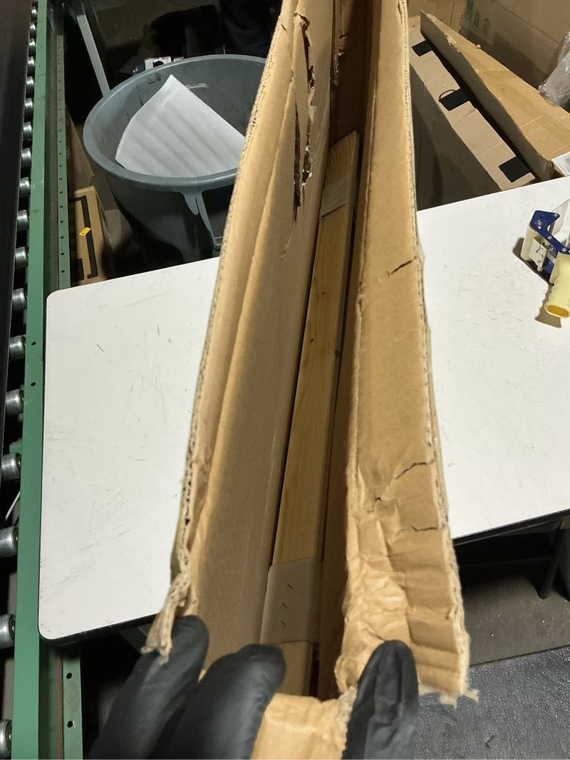 Condition photo showing Good Condition for 0.68-inch horizontal wooden bunkie board/bed slats, enhance mattress support, twin(39"), beige