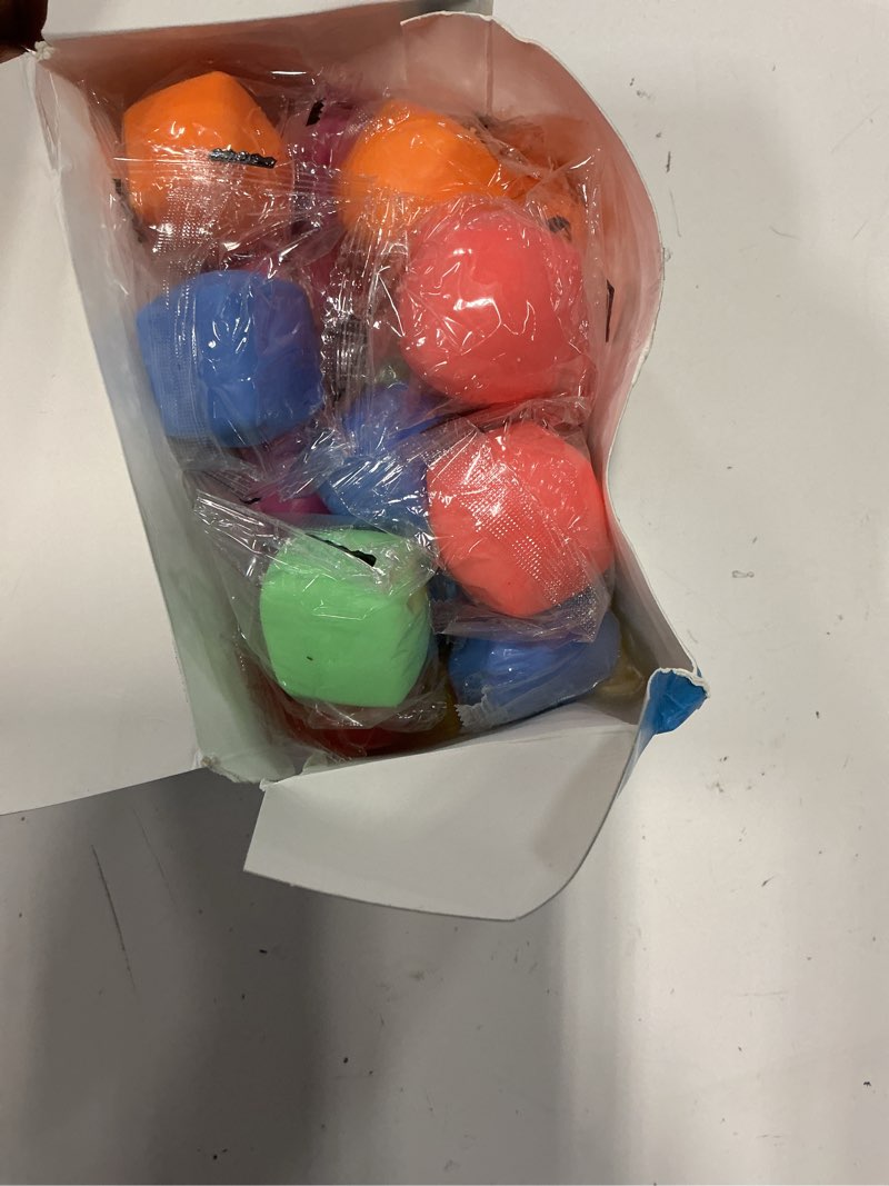 Condition photo showing New/Like New for 24 pack slow rising stress cube , dough stress balls soft fidget squishy toys for anxiety relief, pull stretch classroom prize party favors toys for kids