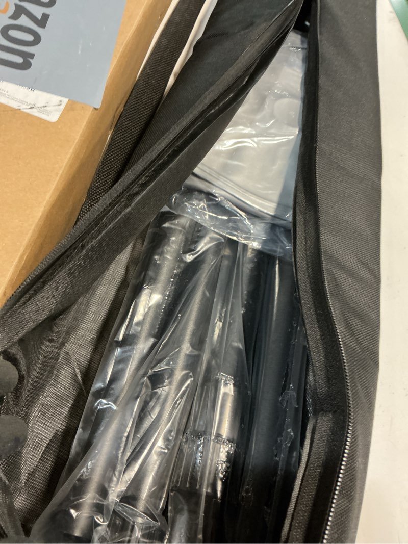 Condition photo showing Good Condition for Photo Studio Backdrop Stand Support System, 8.5'(H) x 10.8'(W) Multi-Functional Portable Heavy-Duty Metal Background Stand for Outdoor Activities Wedding Birthday Party Banquet Decorations