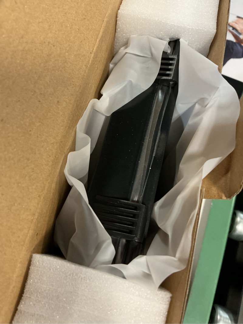 Condition photo showing New/Like New for bn-link 3 way mirror for self hair cutting  360 trifold mirror with height adjustable telescoping hooks  foldable three sided mirror for shaving  makeup  hair styling(black)