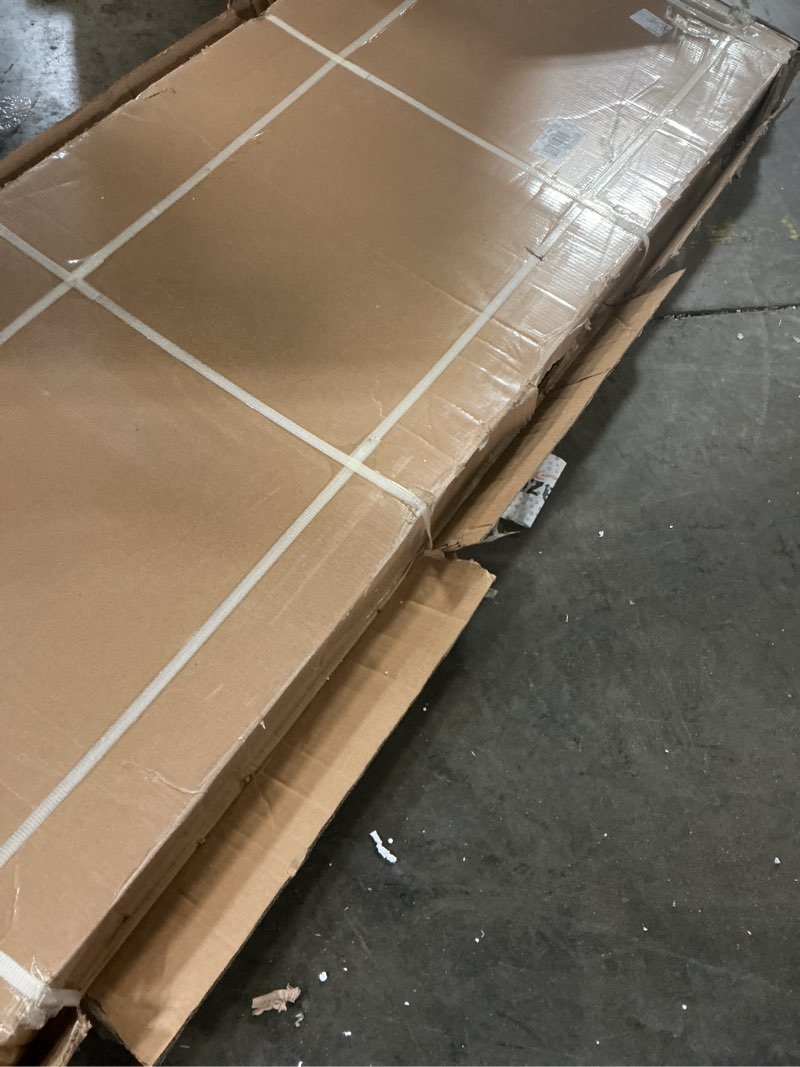 Condition photo showing Good Condition for garveetech 44" - 48" w x 72" h semi-frameless double sliding shower door, bypass walk-in shower enclosure with 1/4" tempered glass, matte black finish 72" x 48" & double sliding matte black (6mm)