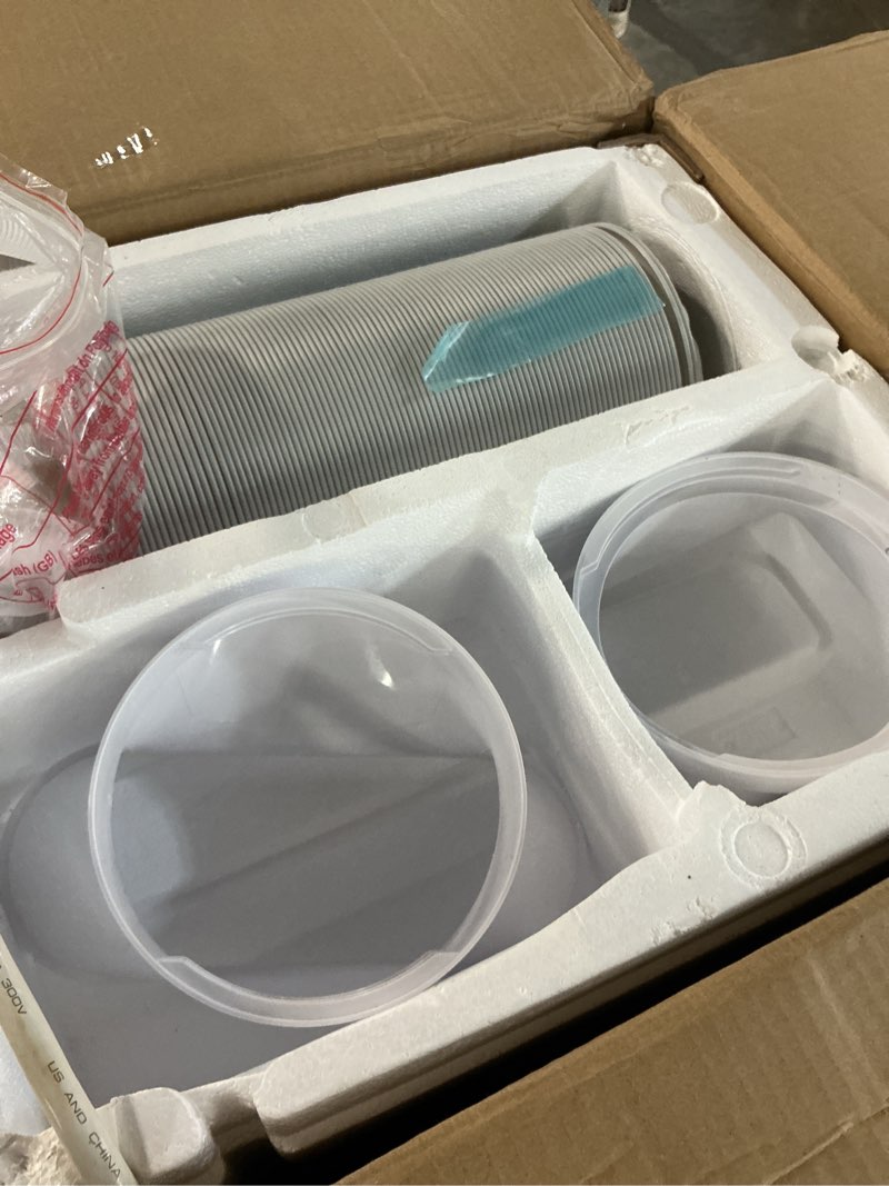 Condition photo showing As Is for portable air conditioner, 3-in-1 cooling unit with remote control, for bedroom, living room, office